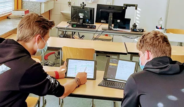 Unterrichtssituation an einer beruflichen Schule